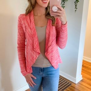 Maurices Asymmetrical Lightweight Zip Up Pink
